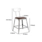 1/2/3 Pieces Industrial Pub Table Set Silver and Brown Bar Table and Stools
