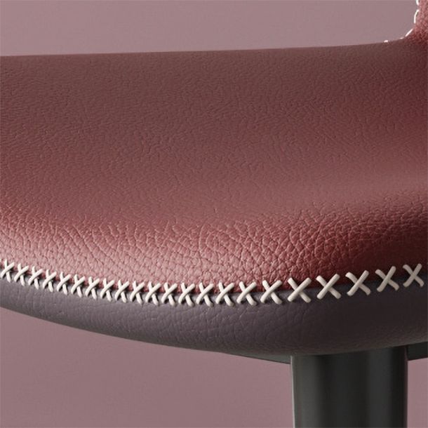 Contemporary Style Leather Dining Chairs Wingback Dining Armless Chair for Home Use Clearhalo ' kitchen&dining_furn' 'Dining Chairs' 'Dining Tables & Seating' 'dining_chair' 'furn' 'furn_dining_chair' 'Furniture' 'furniture_dining_chair' 'Kitchen & Dining Furniture' 'kitchen' 1200x1200_88461188-d43d-4459-9f8d-5fdf7c676a06