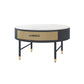 17"H Glam Cocktail Table Storage Round 4 Legs Stone Coffee Table Clearhalo 'Coffee & Accent Tables' 'Coffee Tables' 'coffee_tables' 'furn' 'furn_coffee_tables' 'Furniture' 'Living Room Furniture' 1200x1200_88471adb-4402-44c5-a316-413a0c96af2d