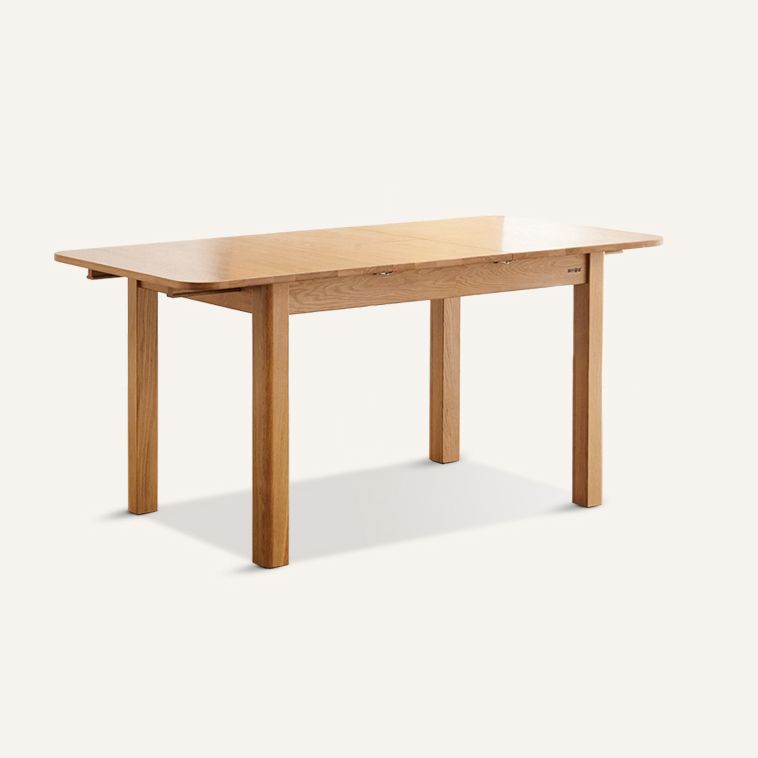 1/5 Piece Solid Wood Rectangle Dining Room Chair and Table Set