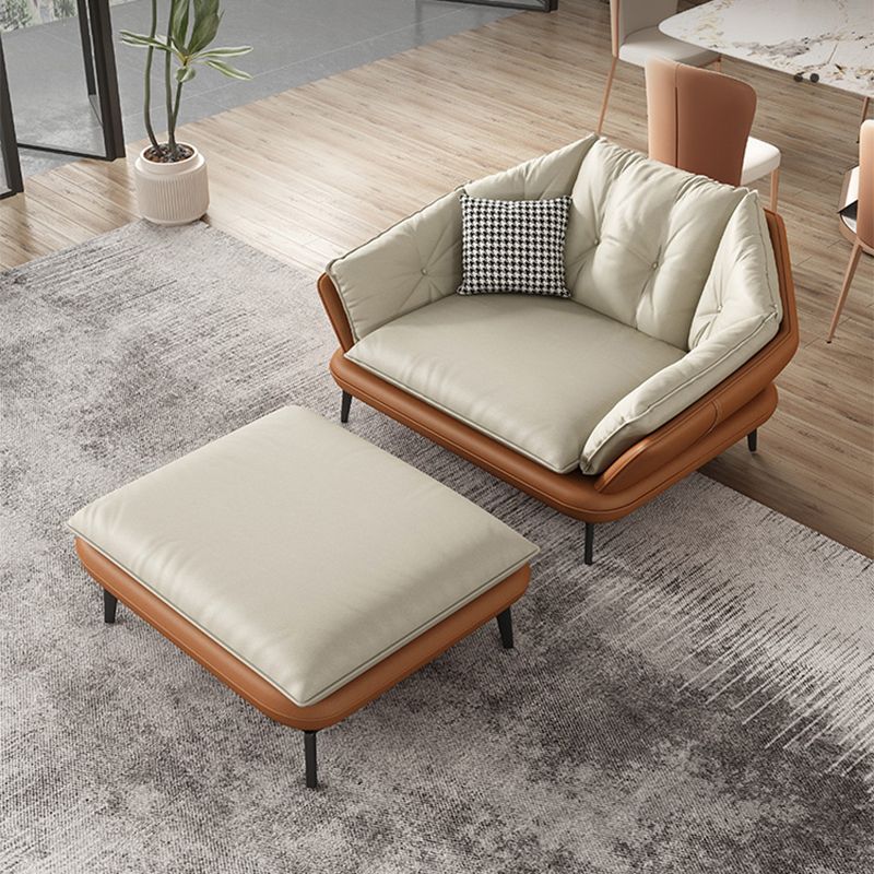 Cadre en bois moderne SAFA DE ARME ÉBULITE CUIR VÉLIOR