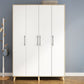 Wooden Wardrobe Closet With Shelves Contemporary Wardrobe Armoire Clearhalo 'Armoires & Wardrobes' 'armoires_wardrobes' 'Bedroom Furniture' 'furn' 'furn_armoires_wardrobes' 'Furniture' 1200x1200_884ee165-3598-4d93-a210-d7d079074d90