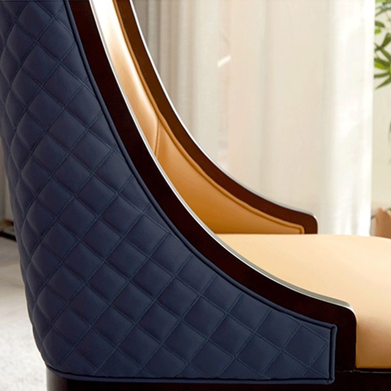 Sillas de comedor sin brazos tradicionales Silla de acento de comedor tapizado