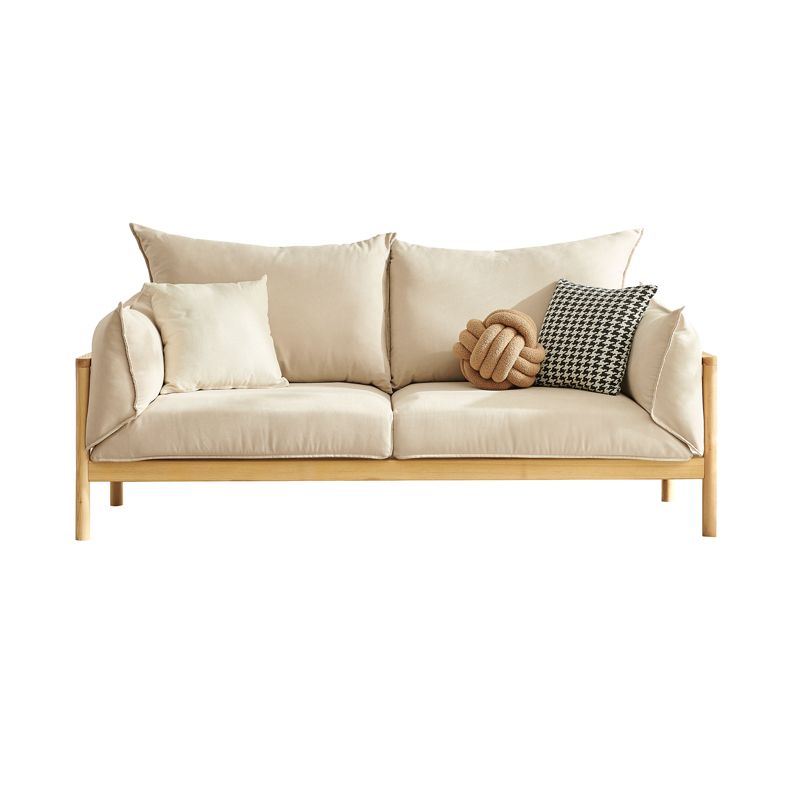 Stationary Cotton 2-seater Living Room Square Arm Cushions Sofa Clearhalo 'furn' 'furn_sofas' 'Furniture' 'Living Room Furniture' 'Sofa' 'sofas' 1200x1200_885093f0-4fda-4102-94d8-81e58c9815fc