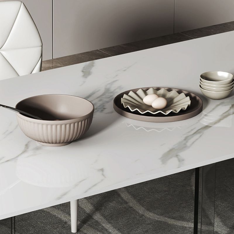 Modern 1/4/7 Pieces Dining Set Sintered Stone Dining Table Set for Home Clearhalo 'Dining Room Sets' 'Dining Tables & Seating' 'dining_room_set' 'furn' 'furn_dining_room_set' 'Furniture' 'furniture_dining_room_set' 'Kitchen & Dining Furniture' 1200x1200_8852285f-2389-468d-90bc-29c4e6ca51ad