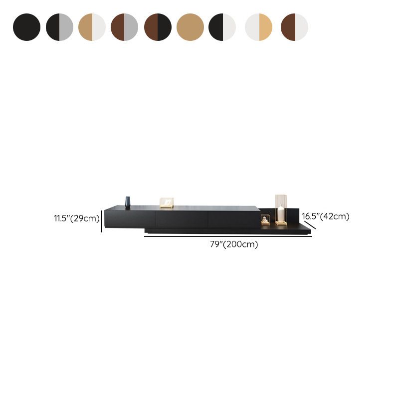 Wooden TV Stand Console Scandinavian Media Console with 3 Drawers Clearhalo 'furn' 'furn_tv_stands_entertainment_centers' 'Furniture' 'Living Room Furniture' 'TV Stands & Entertainment Centers' 'TV Stands & Media Storage Furniture' 'tv_stands_entertainment_centers' 1200x1200_8855e861-df60-47a8-9c0f-1b67cb6c7e0f