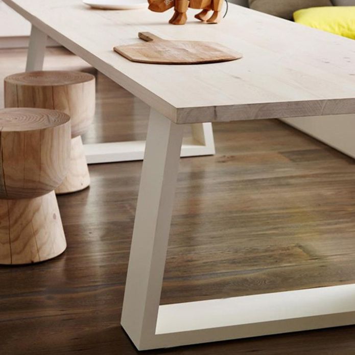 Industrial Pine Wood Top Office Desk Rectangular Desk with Metal Sled Clearhalo 'furn' 'furn_office_desk' 'Furniture' 'Office Desks' 'Office Furniture' 'office_desk' 1200x1200_8857eb7e-c87a-476d-a512-08bc6365d28d