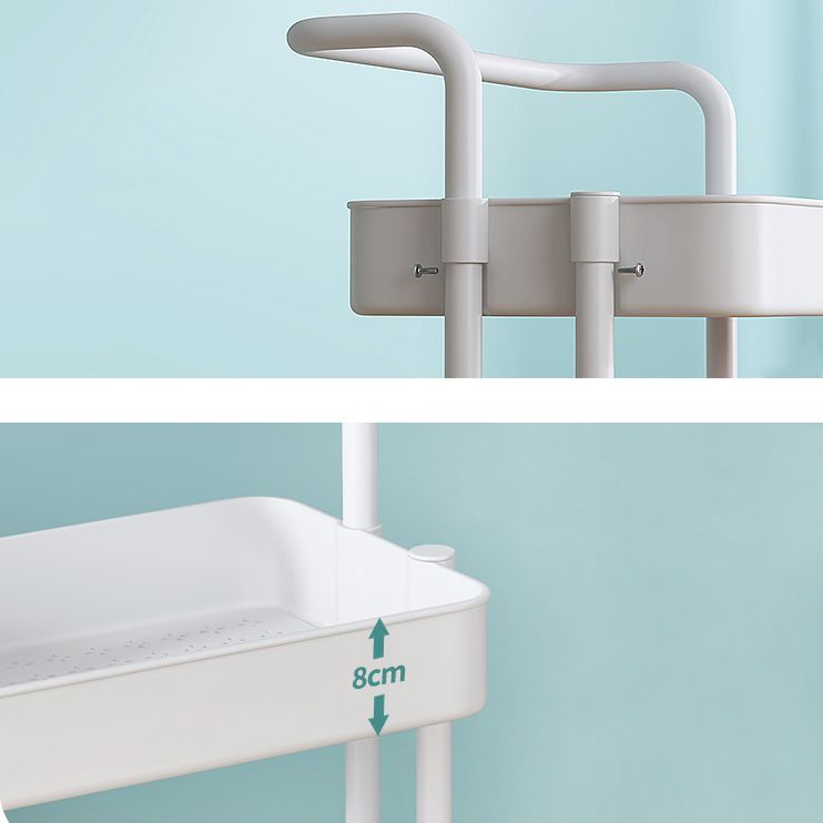 Metalen frame open etagere boekenplank moderne verticale boekenkast met caster wielen