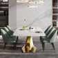 Nordic Glam 1/2/3/4/5/7 Pieces Dining Set Sintered Stone Dining Table Set for Kitchen Clearhalo 'Dining Room Sets' 'Dining Tables & Seating' 'dining_room_set' 'furn' 'furn_dining_room_set' 'Furniture' 'furniture_dining_room_set' 'Kitchen & Dining Furniture' 1200x1200_885bd05f-93ee-4504-b305-dc69b9541718