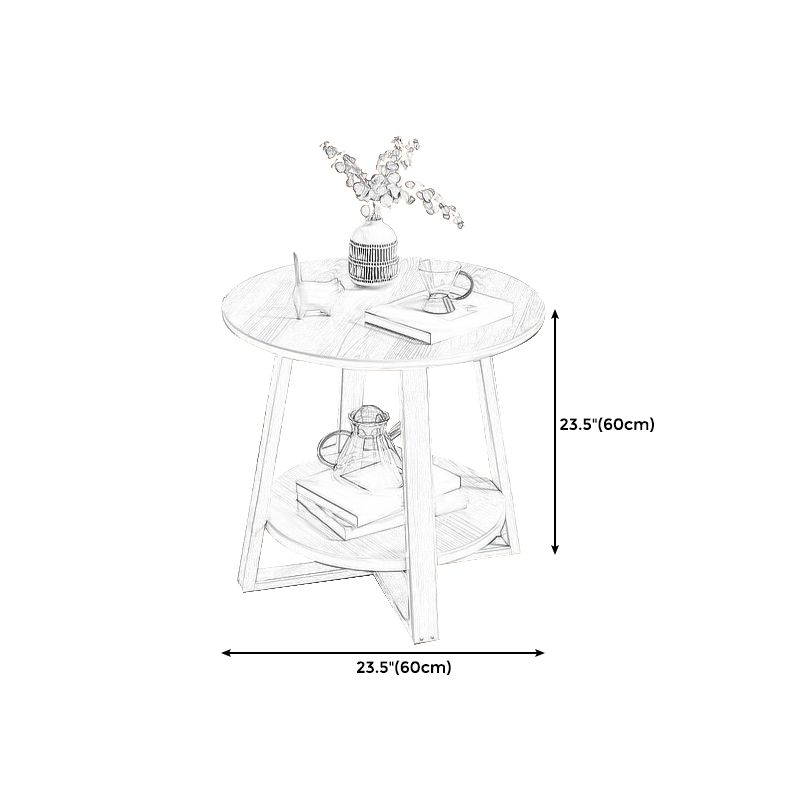 21.7" Wood Accent Accent Side Table, Solid Wood in Natural Finish Clearhalo 'Coffee & Accent Tables' 'End & Side Tables' 'end_side_table' 'end_side_tables' 'furn' 'furn_end_side_tables' 'Furniture' 'furniture_end_side_table' 'Living Room Furniture' 1200x1200_885ccac3-80a2-41bb-a447-d3d6cc09fbb1