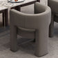 Silla de estilo de estilo contemporáneo silla de comedor abierta silla de brazo para interiores