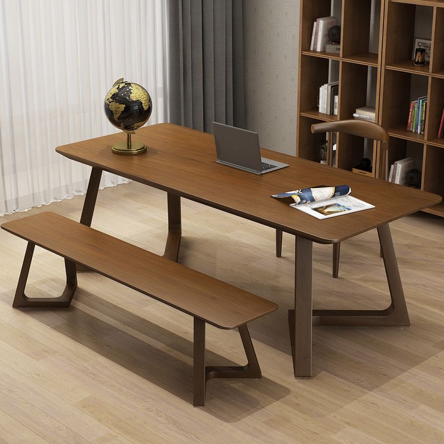 Modern Style Home Office Desk Rectangular Solid Wood Writing Desk Clearhalo 'furn' 'furn_office_desk' 'Furniture' 'furniture_office_desk' 'Office Desks' 'Office Furniture' 'office_desk' 1200x1200_885f0145-8caf-4016-8d90-73c8b2d0867e