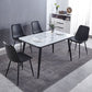 Modern Style Faux Leather Chairs Solid Back Dining Armless Chair for Home Use Clearhalo ' kitchen&dining_furn' 'Dining Chairs' 'Dining Tables & Seating' 'dining_chair' 'furn' 'furn_dining_chair' 'Furniture' 'furniture_dining_chair' 'Kitchen & Dining Furniture' 'kitchen' 1200x1200_885fe2c5-f01d-40e0-965c-e42df5f0e3c5