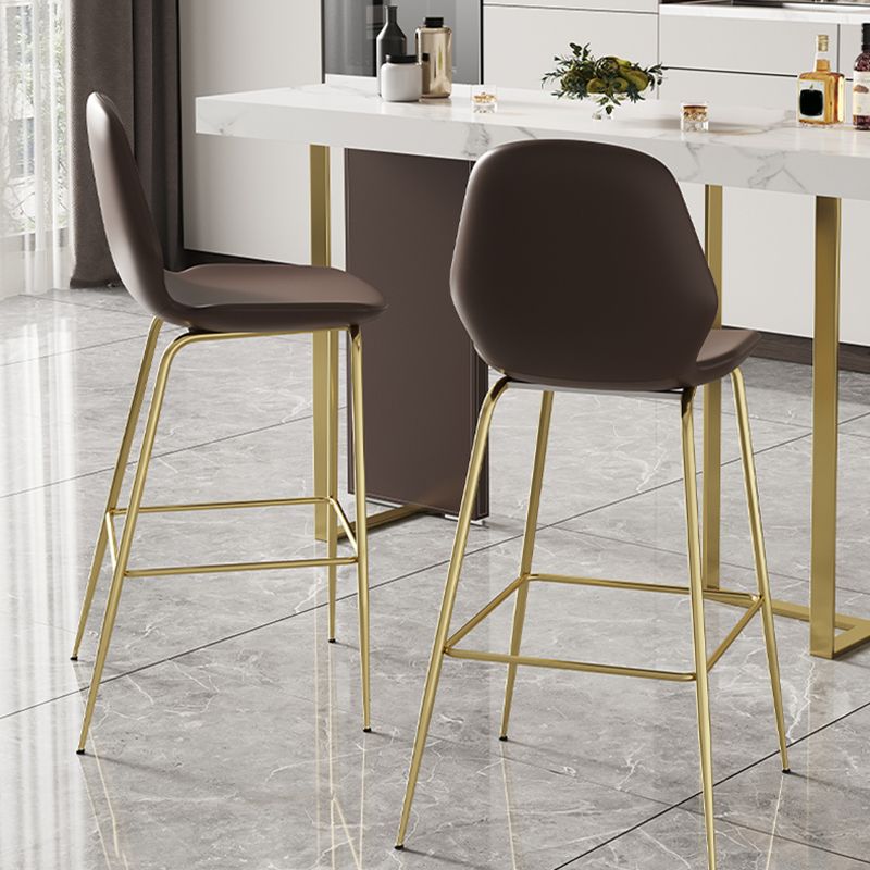 1/2/3 Pieces White Bar Set Glam Stone Top Pub Table with Brown Upholstered Stools Clearhalo 'Bar Furniture' 'furn' 'furn_home_bar_bar_sets' 'Furniture' 'Home Bars & Bar Sets' 'home_bar_bar_sets' 'Kitchen & Dining Furniture' 1200x1200_8862968f-2a8c-48cd-b39d-bc0ce6a1adc5