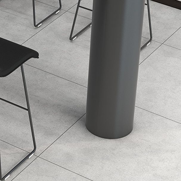 Modern Black Iron Bar Dining Table with White Stone Top Indoor Bistro Table Clearhalo 'Bar Furniture' 'Bar Tables' 'bar_tables' 'furn' 'furn_bar_tables' 'Furniture' 'furniture_bar_tables' 'Kitchen & Dining Furniture' 1200x1200_8863b6d4-fc83-4e82-84d8-7cc519a05a42