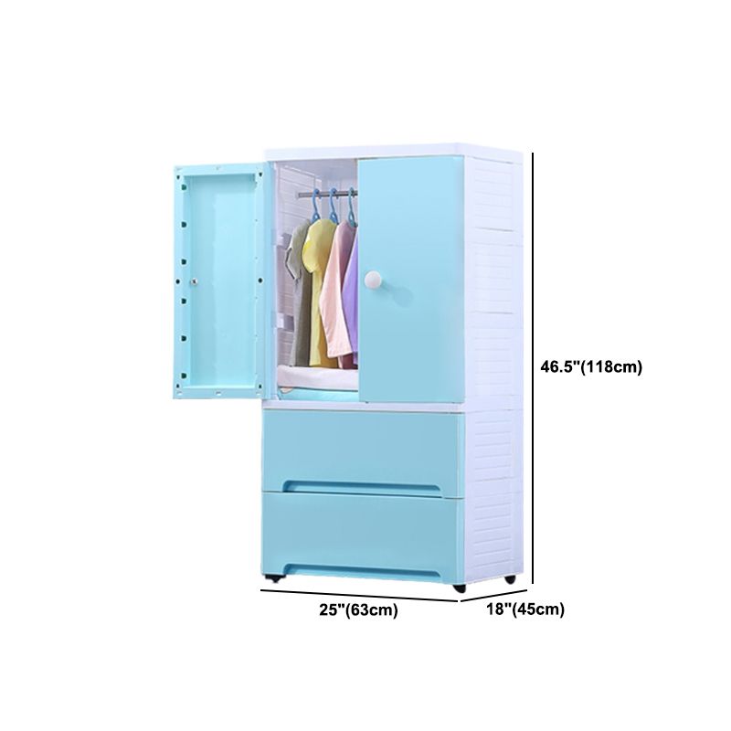 Vestuario de estilo moderno vestuario de dormitorio de plástico con piernas