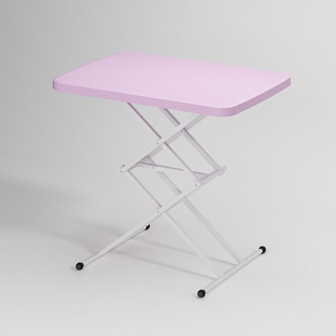 Escritorio de oficina contemporáneo escritorio de escritura rectangular con piernas blancas