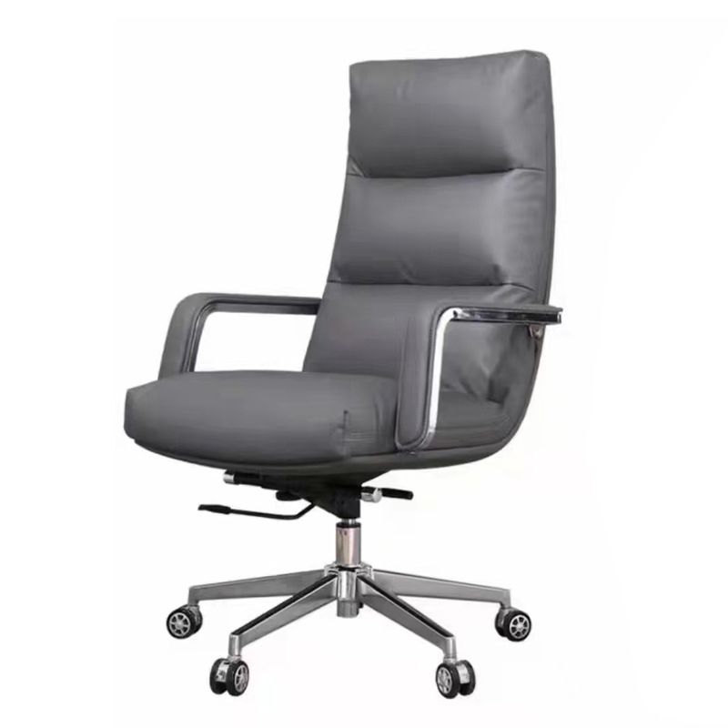 Modern Desk Chair Leather Ergonomic Computer Chair High-Back Chair with Wheels Clearhalo 'furn' 'furn_office_chair' 'Furniture' 'Office Chairs' 'Office Furniture' 'office_chair' 1200x1200_886ccf3f-6670-41bc-b678-49453956bfb6