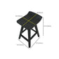 Contemporary Black Ash Solid Wood Armless Bar Stool with Footrest Clearhalo 'Bar Furniture' 'Bar Stools' 'bar_stools' 'furn' 'furn_bar_stools' 'Furniture' 'Kitchen & Dining Furniture' 1200x1200_886d4403-a94b-4840-99fb-92a7f3644c7e