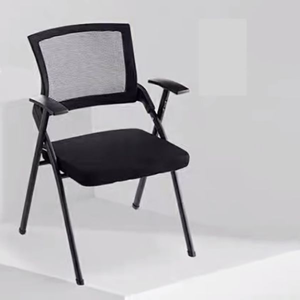 21" Wide Contemporary Desk Chair Black Low Back Conference Chair Clearhalo 'furn' 'furn_office_chair' 'Furniture' 'Office Chairs' 'Office Furniture' 'office_chair' 1200x1200_886ed3dd-2f82-435a-a31f-a3e49200602d