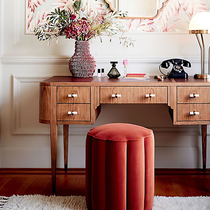 Solid Color Flannel Standard Stool Modern Style Simple Unique Shape Stool Clearhalo 'furn' 'furn_ottomans_poufs' 'Furniture' 'Living Room Furniture' 'Ottomans & Poufs' 'ottomans_poufs' 1200x1200_886fb71b-4a20-42ff-aae9-8401d5f41e95