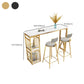 Glam Faux Rectangle Bar Counter Table Marble Bar Counter Table with Metal Legs for Home Clearhalo 'Bar Furniture' 'Bar Tables' 'bar_tables' 'furn' 'furn_bar_tables' 'Furniture' 'Kitchen & Dining Furniture' 1200x1200_8872c6a3-047d-48c6-9c75-79f6f51d5eec