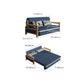 Scandinavian Blue Futon Sleeper Sofa Square Arms Futon and Mattress Clearhalo 'furn' 'furn_futons' 'Furniture' 'Futons & Daybeds' 'Futons' 'Living Room Furniture' 1200x1200_887750be-b2a6-4029-a9ab-71cecd52d1f9