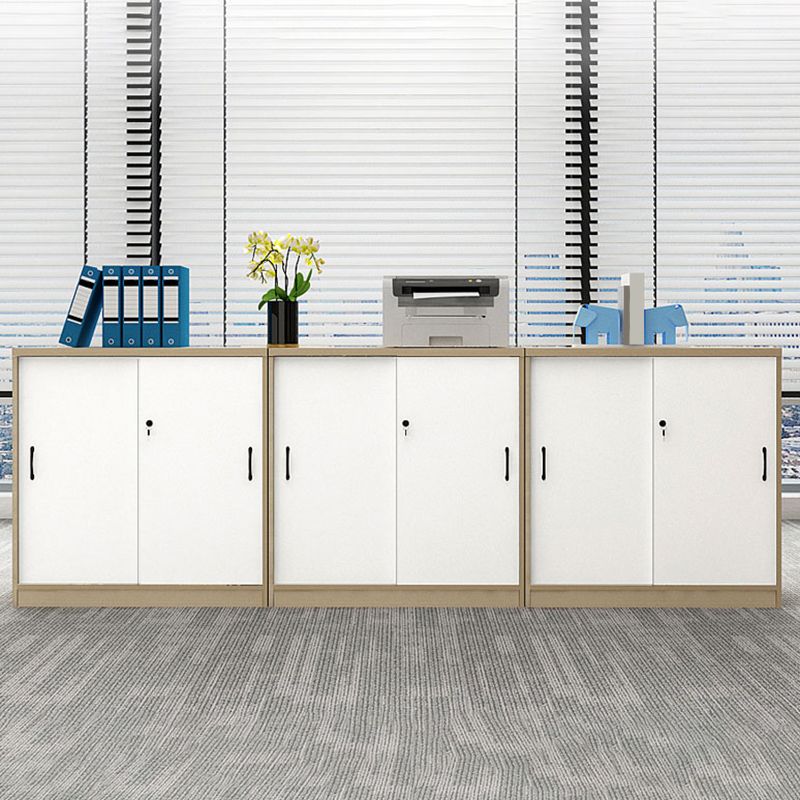 Babor de archivos de madera de archivo lateral de estilo moderno para la oficina en casa