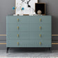Classic Glam -ingenieur Wood Dresser Slaapkamer Storingskist Dressoir met lade
