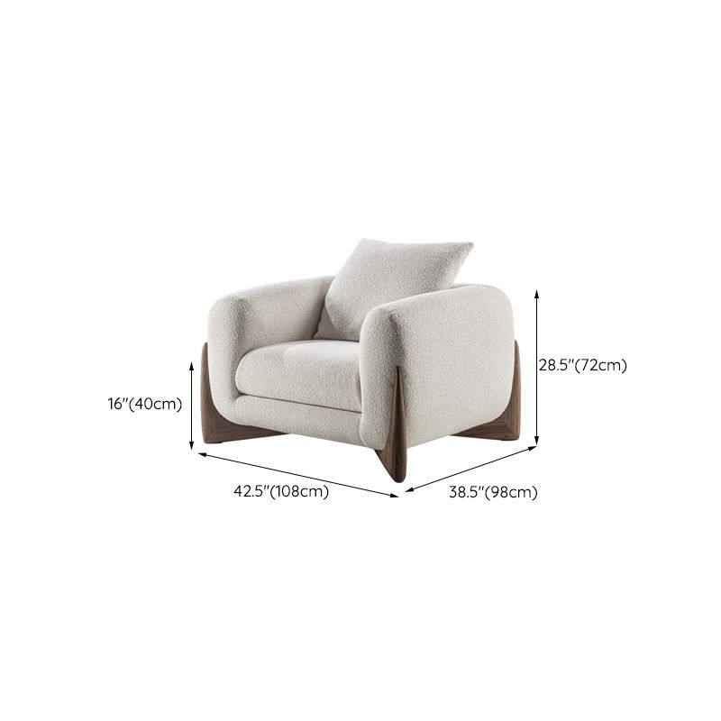 Soggiorno contemporaneo divano marrone divano rotondo a braccio seducenti