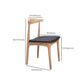 1/3/5 Pieces Modern Dining Set Solid Wood Round Table with Leather Chairs