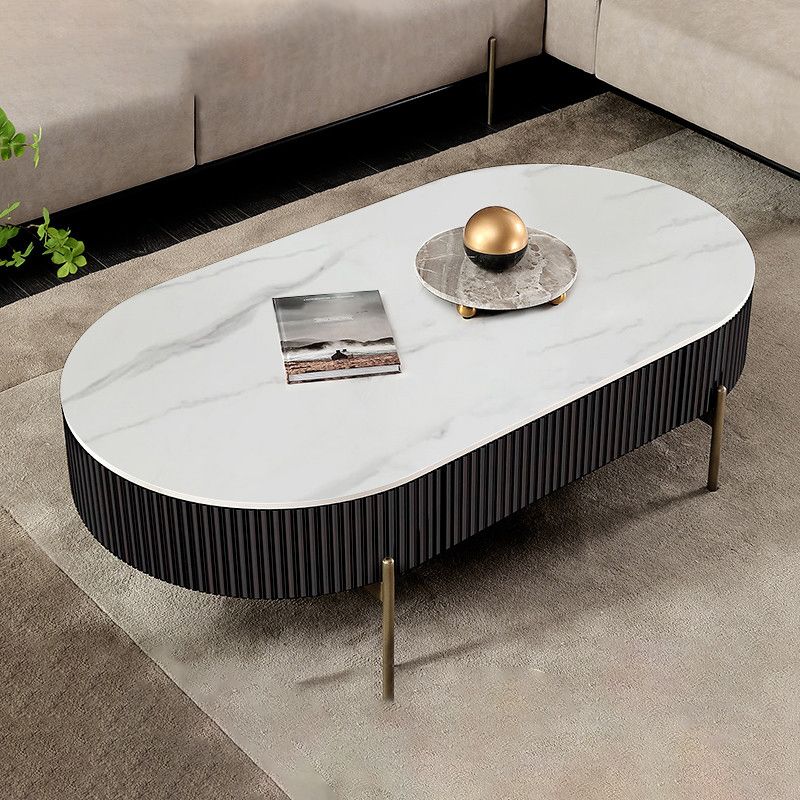 Frame/Drum Coffee Table Slate Cocktail Table with Storage Drawers Clearhalo 'Coffee & Accent Tables' 'Coffee Tables' 'coffee_tables' 'furn' 'furn_coffee_tables' 'Furniture' 'Living Room Furniture' 1200x1200_8880abba-f23d-47c1-9336-dba53ff17f2a
