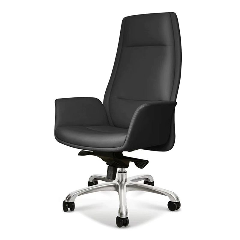 Silla ejecutiva de cuero moderna Silla ergonómica de gerentes para oficina