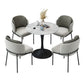 Glam Style Sintered Stone Dining Room Set with Black Leg Dining Furniture for Home Use Clearhalo 'Dining Room Sets' 'Dining Tables & Seating' 'dining_room_set' 'furn' 'furn_dining_room_set' 'Furniture' 'furniture_dining_room_set' 'Kitchen & Dining Furniture' 'kitchen&dining_furn' 'kitchen' 1200x1200_88841639-e894-4719-bbb5-fd5fb021b136