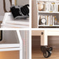 13.78"W Bookshelf Contemporary Style Bookcase for Home Study Room with Casters Clearhalo 'Bookcases' 'furn' 'furn_bookcases' 'Furniture' 'Office Furniture' 1200x1200_88843bcc-f75b-441c-b2b5-c4c0ec896f7a