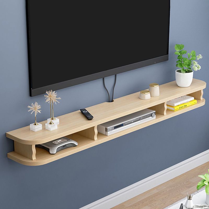 Contemporary Wall-mounted TV Cabinet Faux Wood TV Stand with 4 Shelves Clearhalo 'furn' 'furn_tv_stands_entertainment_centers' 'Furniture' 'Living Room Furniture' 'TV Stands & Entertainment Centers' 'TV Stands & Media Storage Furniture' 'tv_stands_entertainment_centers' 1200x1200_8886284a-9b6e-4a6b-8592-3e1c573f5326