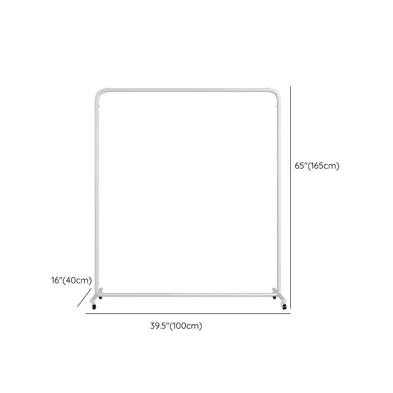 Contemporary Coat Rack Hanging Rail Metal Framed Entryway Kit Clearhalo 'Entry & Mudroom Furniture' 'furn' 'furn_hall_tree_coat_racks' 'Furniture' 'Hall Trees & Coat Racks' 'hall_tree_coat_racks' 1200x1200_8886c134-dbb6-4dfc-8fd3-30d3e73c3f1a