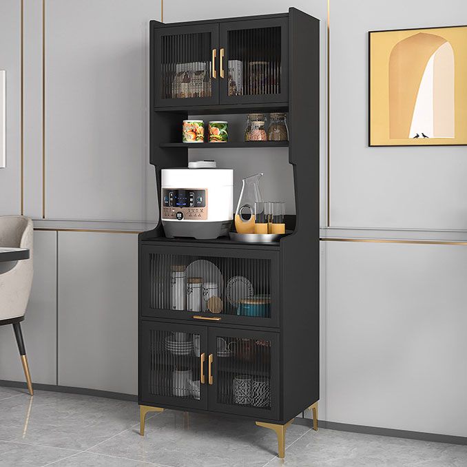 Glamour open opslagbilebord steen en houten dressoir voor woonkamer