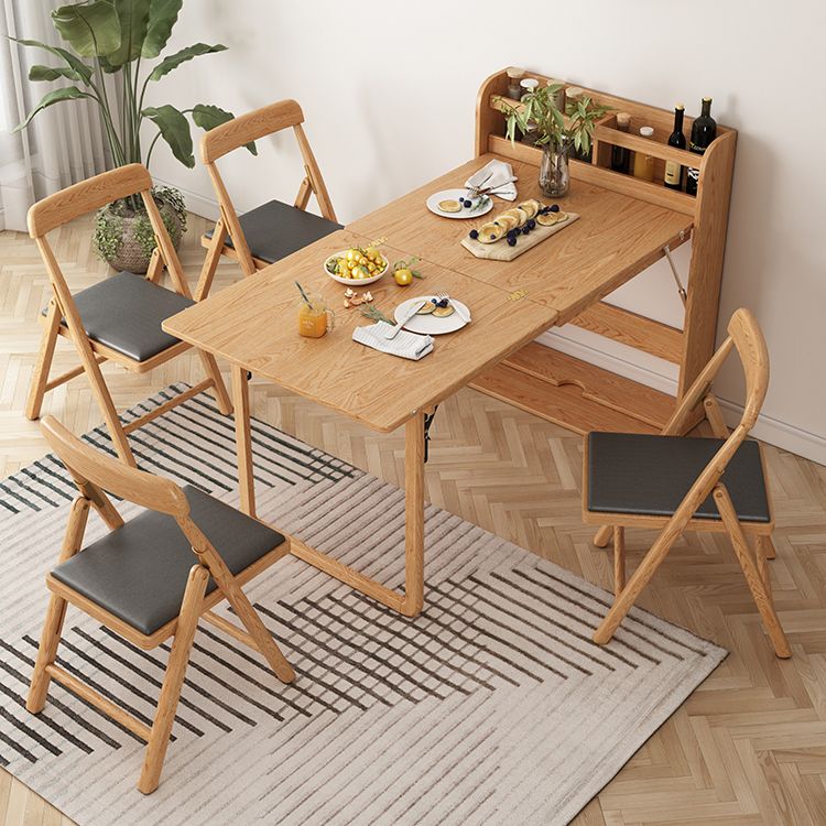 Foldable Ash Wood Dining Table Medieval Modern Rectangle Table with Double Pedestal Clearhalo ' dining_table' 'Dining Tables & Seating' 'Dining Tables' 'furn' 'furn_dining_table' 'Furniture' 'furniture_dining_table' 'Kitchen & Dining Furniture' 'kitchen&dining_furn' 'kitchen' 'kitchen_dining_table' 1200x1200_888a7ba5-f889-44f4-b629-d01b63cdcccb