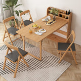 Foldable Ash Wood Dining Table Medieval Modern Rectangle Table with Double Pedestal Clearhalo ' dining_table' 'Dining Tables & Seating' 'Dining Tables' 'furn' 'furn_dining_table' 'Furniture' 'furniture_dining_table' 'Kitchen & Dining Furniture' 'kitchen&dining_furn' 'kitchen' 'kitchen_dining_table' 1200x1200_888a7ba5-f889-44f4-b629-d01b63cdcccb