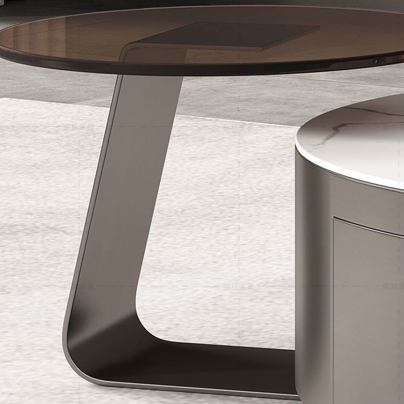 Stone Media Console Glam Media Console TV Stand with Drawers Clearhalo 'furn' 'furn_tv_stands_entertainment_centers' 'Furniture' 'Living Room Furniture' 'TV Stands & Entertainment Centers' 'TV Stands & Media Storage Furniture' 'tv_stands_entertainment_centers' 1200x1200_888b2471-f364-4dca-910e-04c13323261a