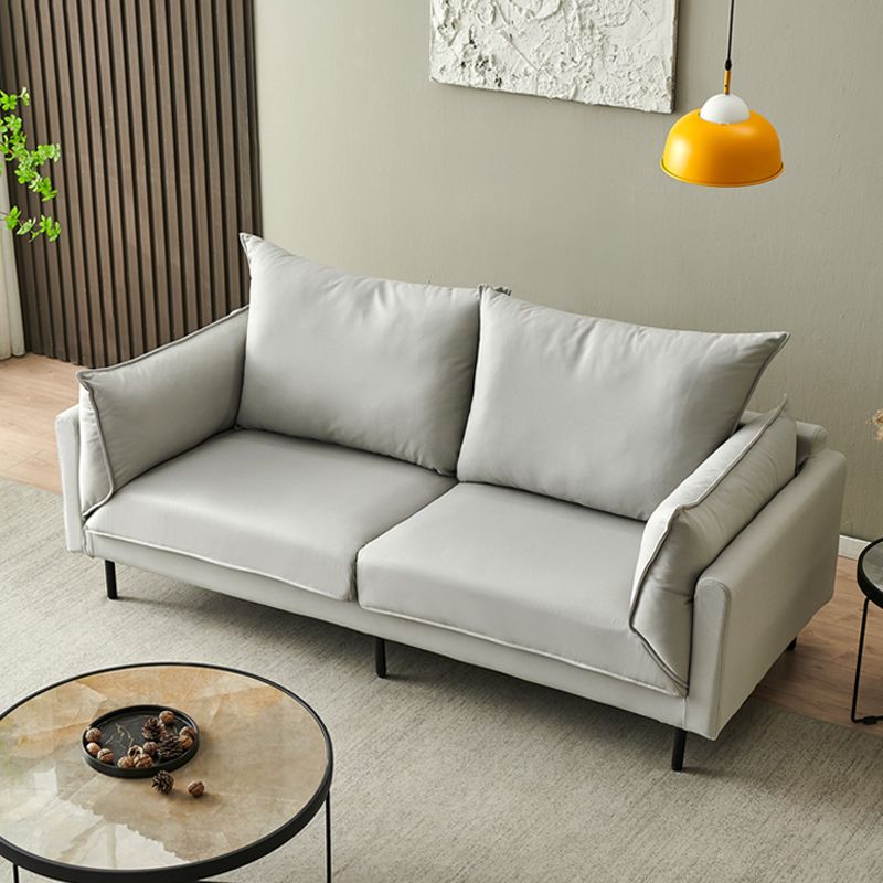 Modern Loose Back Sofa 33.46"High Fabric High Tear Resistance Pillow Top Arm Sofa Clearhalo 'furn' 'furn_sofas' 'Furniture' 'furniture_sofas' 'kitchen' 'kitchen_sofas' 'Living Room Furniture' 'Sofa' 'sofas' 1200x1200_888b9875-ac3e-4fa4-ad41-77de439b13f9