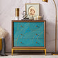 Manufactured Wood Storage Chest Glam Style Storage Chest Dresser