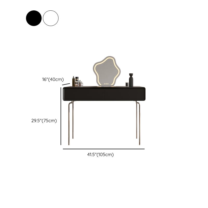 Wood Standing Makeup Vanity Set Lighted Mirror Makeup Vanity Clearhalo 'Bedroom Furniture' 'furn' 'furn_makeup_vanities' 'Furniture' 'Makeup Vanities' 'makeup_vanities' 1200x1200_888eaaf7-b94a-4ce3-9b4c-eaae982287c7