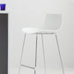 Scandinavian Armless Bar Stool Plastic and Steel Bar Stool for Living Room Clearhalo 'Bar Furniture' 'Bar Stools' 'bar_stools' 'furn' 'furn_bar_stools' 'Furniture' 'Kitchen & Dining Furniture' 1200x1200_888f5b23-cdbd-490c-a63b-daa60e21217c
