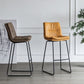 Nordic Indoor Simple Barstool Low Back Iron Tall Stool with Leather Seat Clearhalo 'Bar Furniture' 'Bar Stools' 'bar_stools' 'furn' 'furn_bar_stools' 'furniture_bar_stools' 'Kitchen & Dining Furniture' 'kitchen&dining_furn' 'kitchen' 'kitchen_furn' Furniture' 1200x1200_88933514-2bf8-4493-9f11-278d5f083abe