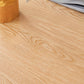 Rectangle 4 Legs Dining Table Solid Wood Dining Table in Natural and Walnut Clearhalo 'Dining Tables & Seating' 'Dining Tables' 'dining_table' 'furn' 'furn_dining_table' 'Furniture' 'Kitchen & Dining Furniture' 1200x1200_8893590d-cf81-42d1-84ec-f865db4cda72