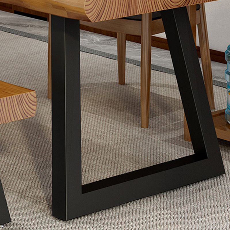 Solid Wood Home Working Table Industrial Rectangle Office Table Clearhalo 'furn' 'furn_office_desk' 'Furniture' 'furniture_office_desk' 'Office Desks' 'Office Furniture' 'office_desk' 1200x1200_8893afa4-bdaa-45ca-9595-92e9dc096e64