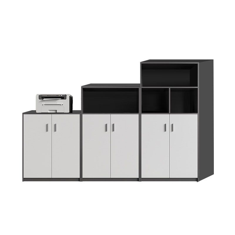 Babor de archivos de madera de archivos verticales contemporáneos para la oficina en casa