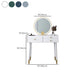 Scandinavian Lighted Mirror Makeup Vanity Desk in Wood Vanity Dressing Table Set Clearhalo 'Bedroom Furniture' 'furn' 'furn_makeup_vanities' 'Furniture' 'Makeup Vanities' 'makeup_vanities' 1200x1200_8899c399-477b-4f47-a280-11c7e1c2a21e